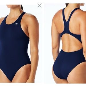 TYR Tyreco one Piece SWIMSUIT Solid Maxfit Razorback